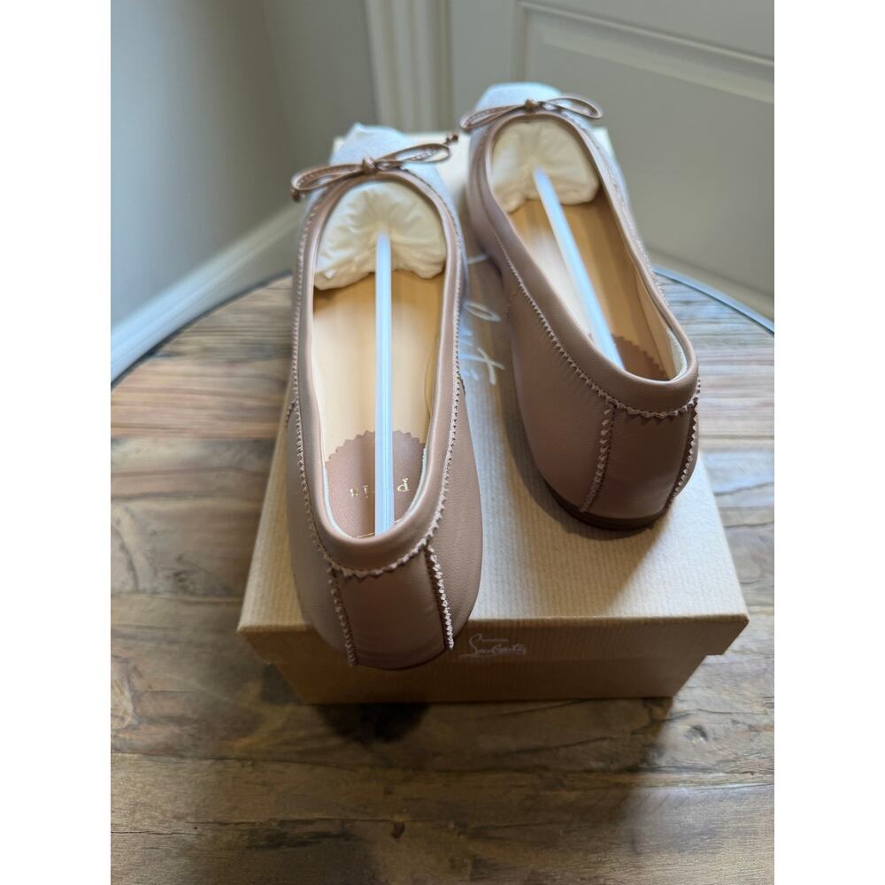CHRISTIAN LOUBOUTIN Mamadrague leather ballet flats BNIB 38 - Picture 10 of 12